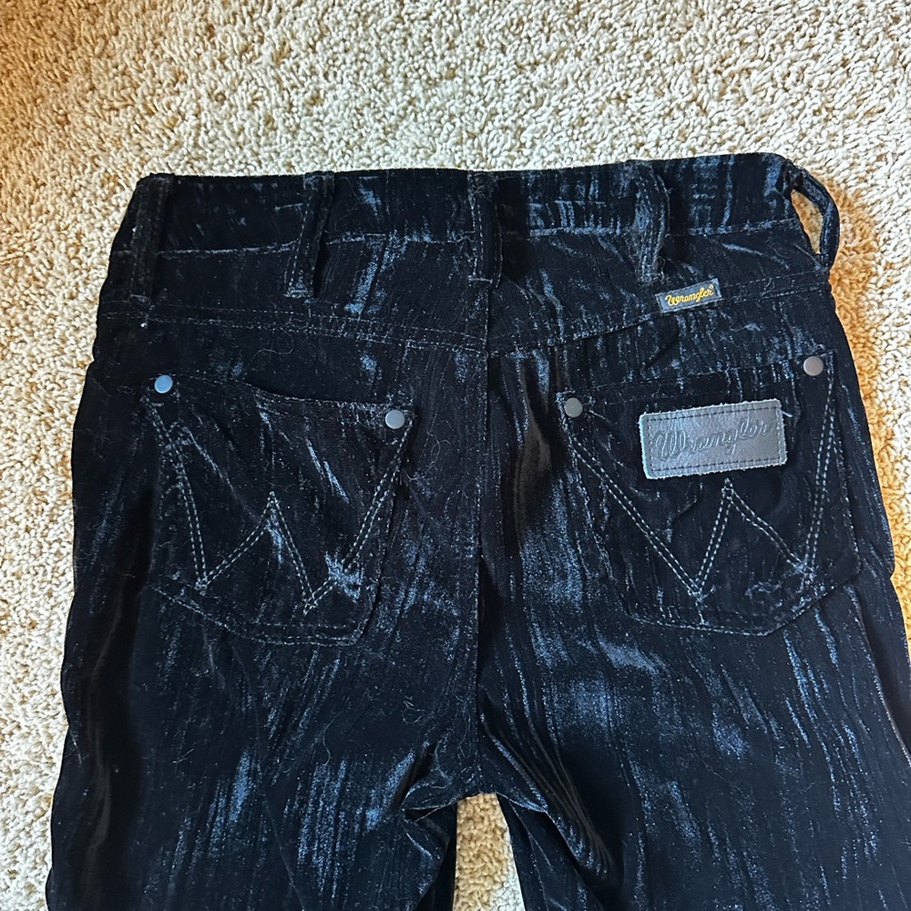 Wrangler Black velvet Pants